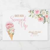 『特別な花嫁を祝うのに最適なアイテム』 シーズ・ビーン・スープド・アップ カスタム MINI スパークリングワインラベル (シングルラベル)