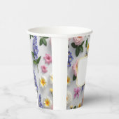 特別な行事に合わせた花のカスタマイズ 紙コップ (右)