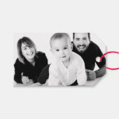 特別な行事のためのカスタム写真アート作品 ギフトタグ (正面(横))