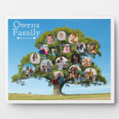 特別な記念品ギフト | オーダーメイド ファミリーツリー フォト フォトプラーク (正面)