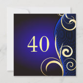 特別な誕生日か記念日 招待状 (裏面)