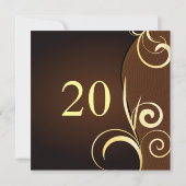 特別な誕生日や記念日 招待状 (裏面)