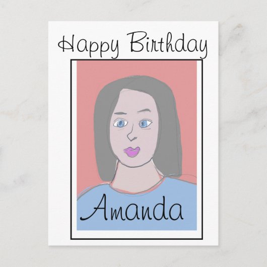 特別な誕生日カードでBFFに愛を伝える , この特別なバースデーカードでBFFに愛を伝えよう。彼女の ポストカード (正面)