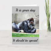 特別な誕生日*お客様と同様* カード (正面)