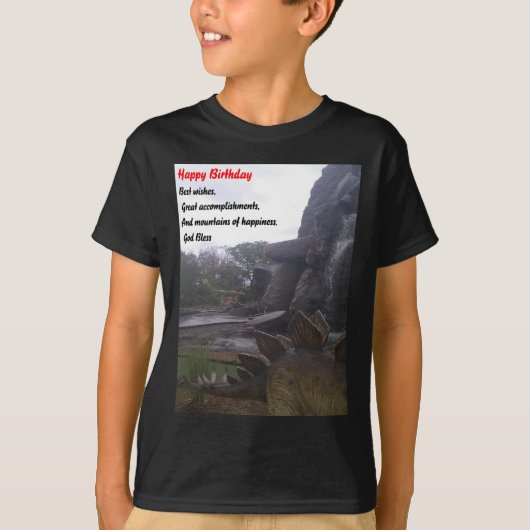 特別な誕生日 Tシャツ (正面)