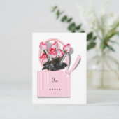 特別な誰かに贈る母の日のバラ ポストカード (スタンド正面)