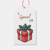 特別な贈り物 – 宛先/差出人 ギフトタグ (正面)