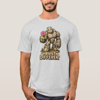 特別な造りのキュートな石のゴーレム DND ファンタジーハumor Tシャツ