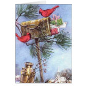 特別な配信、深紅色のSnowy Mailbox Pos (正面)