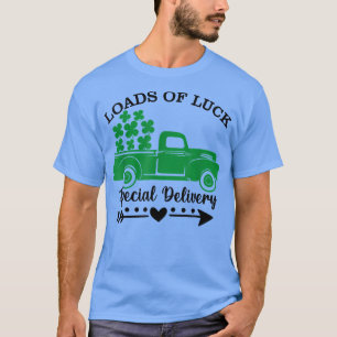 特別な配送の運の荷台トラックのSt Patr Tシャツ