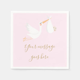 特別な配達があるコウテイヘン ベイビーシャワー/スプリンクル スタンダードカクテルナプキン