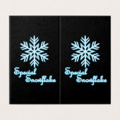 特別な雪の結晶 面白いクリスマス (外部フラット)