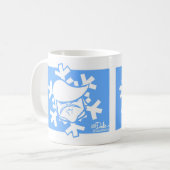 特別な雪片 コーヒーマグカップ (正面左)