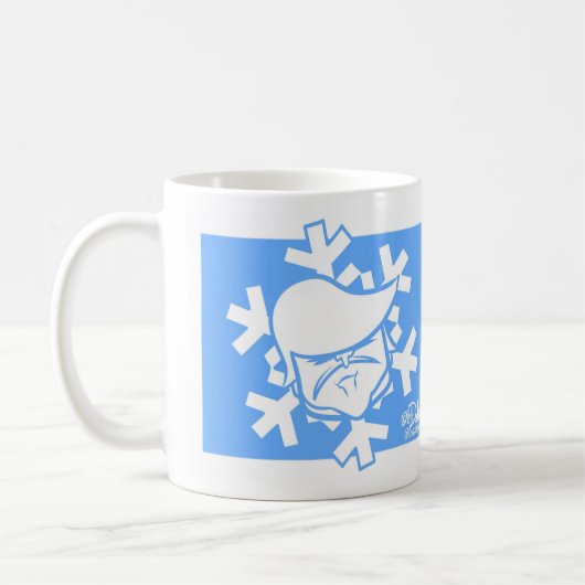 特別な雪片 コーヒーマグカップ (左)