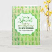 特別な養育関係のお母さんへの母の日 カード (黄色い花)