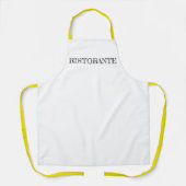 特別なＲｉｓｔｏｒａｎｔｅエプロンデザイン エプロン (正面)