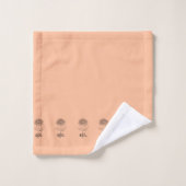 特別な11月の誕生花、菊 バスタオルセット (ウォッシュタオル)