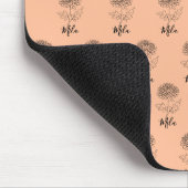 特別な11月の誕生花、菊 マウスパッド (コーナー)