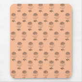 特別な11月の誕生花、菊 マウスパッド (正面)