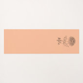 特別な11月の誕生花、菊 ヨガマット (裏面(横))