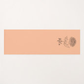 特別な11月の誕生花、菊 ヨガマット (正面(横))