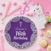 特別な16thまたは編集の年齢パーティープレート ペーパープレート (パーティー)