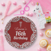 特別な16thまたは編集の年齢パーティープレート ペーパープレート (パーティー)