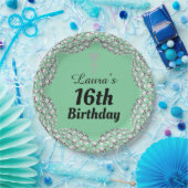 特別な16thまたは編集の年齢パーティープレート ペーパープレート (パーティー)