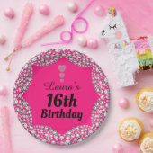 特別な16thまたは編集の年齢パーティープレート ペーパープレート (パーティー)