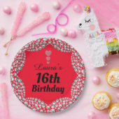 特別な16thまたは編集の年齢パーティープレート ペーパープレート (パーティー)