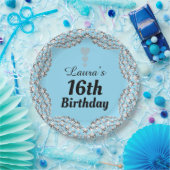 特別な16thまたは編集の年齢パーティープレート ペーパープレート (パーティー)