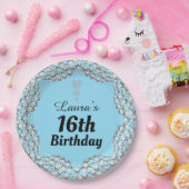 特別な16thまたは編集の年齢パーティープレート ペーパープレート (パーティー)