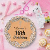 特別な16thまたは編集の年齢パーティープレート ペーパープレート (パーティー)