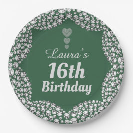 特別な16thまたは編集の年齢パーティープレート ペーパープレート
