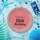 特別な16thまたは編集の年齢パーティープレート ペーパープレート (パーティー)