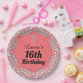 特別な16thまたは編集の年齢パーティープレート ペーパープレート (パーティー)