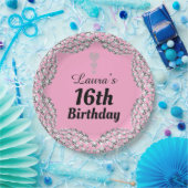 特別な16thまたは編集の年齢パーティープレート ペーパープレート (パーティー)