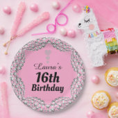 特別な16thまたは編集の年齢パーティープレート ペーパープレート (パーティー)