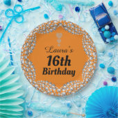 特別な16thまたは編集の年齢パーティープレート ペーパープレート (パーティー)