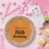 特別な16thまたは編集の年齢パーティープレート ペーパープレート (パーティー)