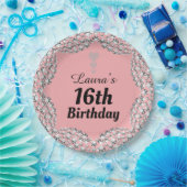 特別な16thまたは編集の年齢パーティープレート ペーパープレート (パーティー)