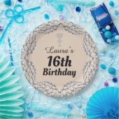 特別な16thまたは編集の年齢パーティープレート ペーパープレート (パーティー)