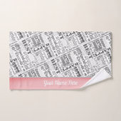 特別な40歳の誕生日パーティーパーソナライズされたプレゼント バスタオルセット (ハンドタオル)