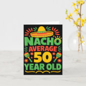 特別な50歳のシンコ・デ・マヨ50周年 カード (黄色い花)