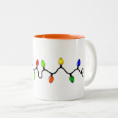 特別な「クリスマスライトマグ」 ツートーンマグカップ (正面右)