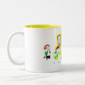 特別な**バスドライバ** ツートーンマグカップ (左)