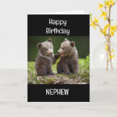 特別な *甥っ子* 誕生日に！ カード (黄色い花)