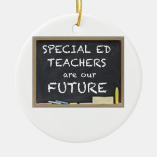 特別なEDの先生のためのギフト セラミックオーナメント