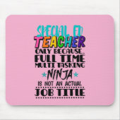 特別なEd先生のみフルタイム数々の マウスパッド (正面)