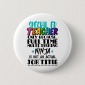 特別なEd先生のみフルタイム数々の 缶バッジ (正面)